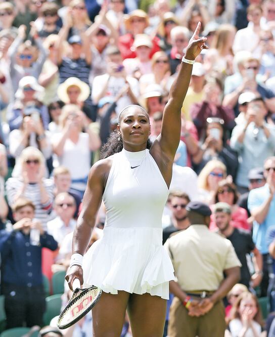 Williams sumó su victoria 80 en el torneo de Wimbledon (HAN YAN. XINHUA)