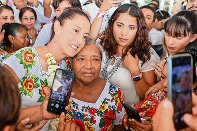 Claudia Sheinbaum: “Con la 4T es momento de las mujeres”