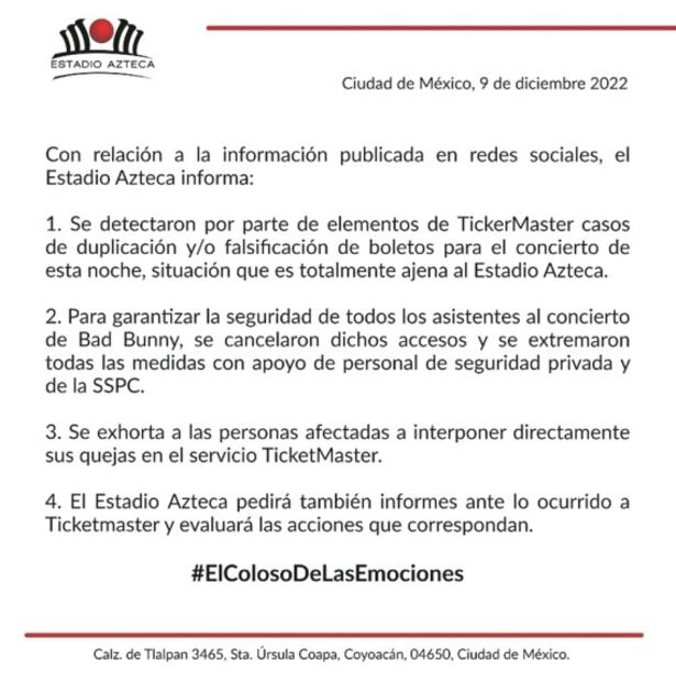 Fans de Bad Bunny perrean solos; caos afuera del Azteca