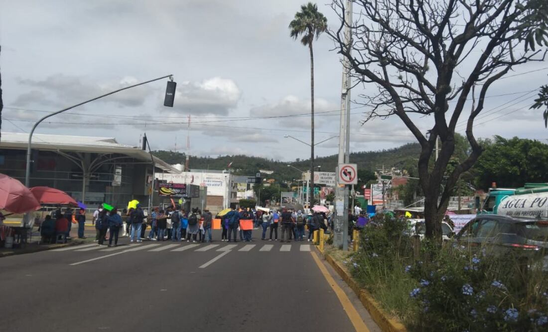 Ciudad de Oaxaca vive jornada de protestas y caos vial en diversas zonas de la capital. Foto: Especial