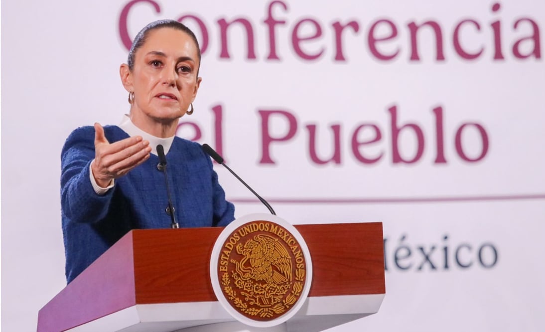 Claudia Sheinbaum se lanza contra Felipe Calderón por “guerra contra el narco”. Foto: Axel Sánchez/EL UNIVERSAL