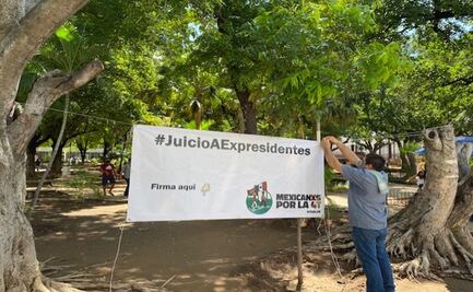 Activistas de Morena en Sinaloa recolectan firmas para juicio a expresidentes
