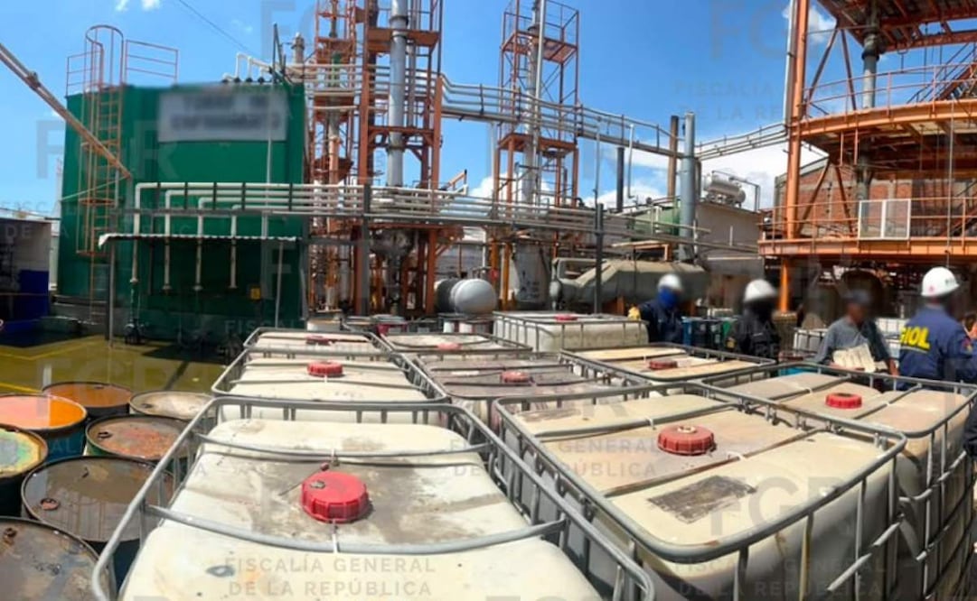 Decomisan más de 456 mil litros de combustible en Hidalgo; aseguran un centro de procesamiento ilícito.
Foto: Especial.