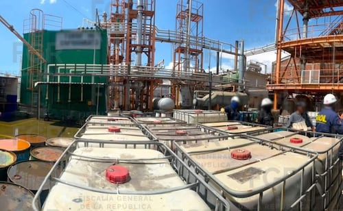 Decomisan más de 456 mil litros de combustible en Hidalgo; aseguran un centro de procesamiento ilícito