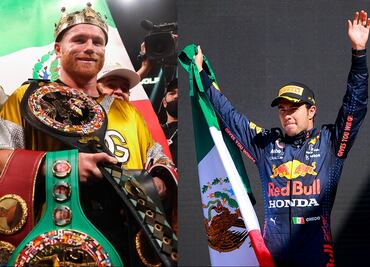 Canelo Álvarez y Checo Pérez, los mejores mexicanos del 2021