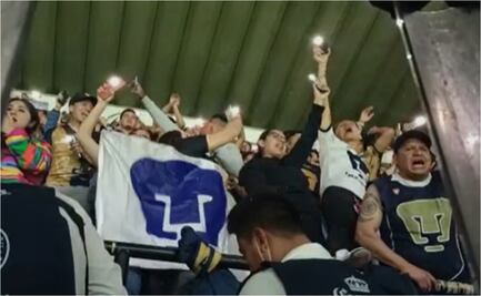 Barra de Pumas asiste al Estadio Azteca; ignoran medidas de la Liga MX