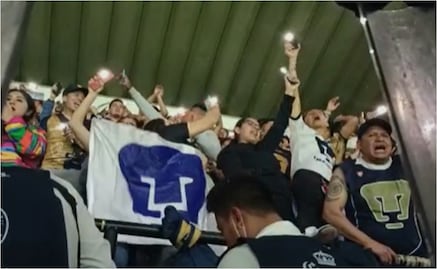 Barra de Pumas asiste al Estadio Azteca; ignoran medidas de la Liga MX