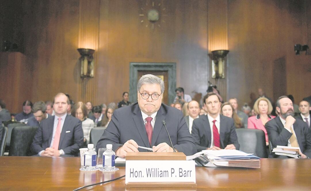 William Barr, fiscal general de Estados Unidos, compareció el pasado miércoles ante la Comisión Judicial del Senado, en el Capitolio, en Washington. Foto: CLODAGH KILCOYNE. REUTERS