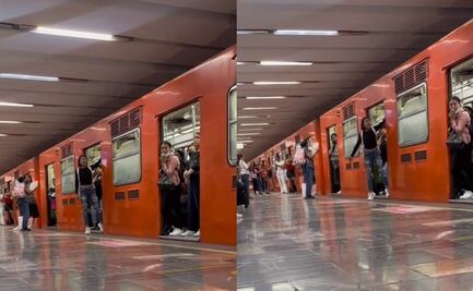 VIDEO: Pasajera explota contra conductor del Metro CDMX por retraso de trenes en la Línea 3