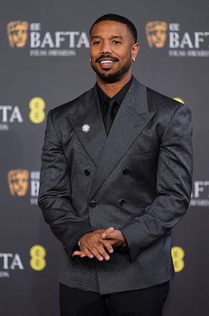 Michael B. Jordan en los Premios Bafta.
Foto: AP / Alberto Pezzali