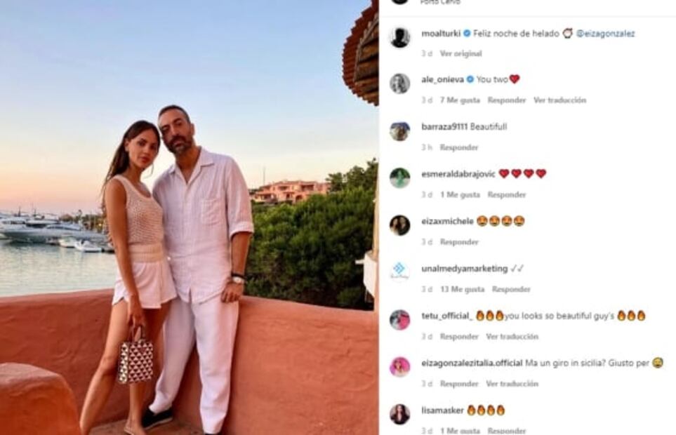 ¿Quién es el hombre con el que captaron a Eiza González de paseo por Italia?