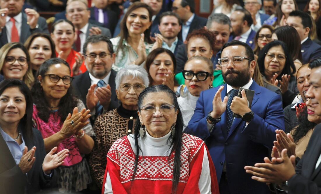 Nashieli Ramírez toma protesta como nueva contralora de la CDMX. Fotos: Berenice Fregoso El universal