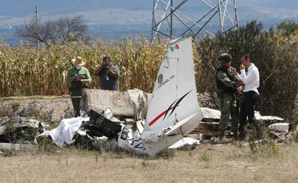 Choque de avioneta deja dos muertos en Puebla