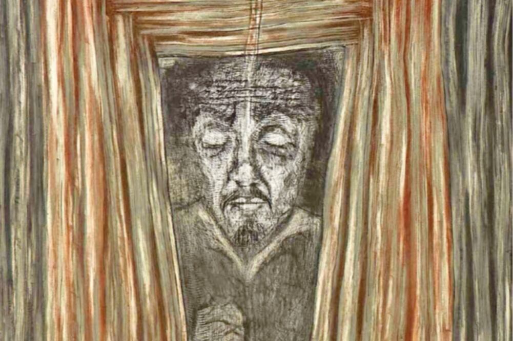 Autorretrato, 2000; técnica: Aguafuerte, aguatinta y punta seca. Foto: CORTESÍA DEL ARTISTA