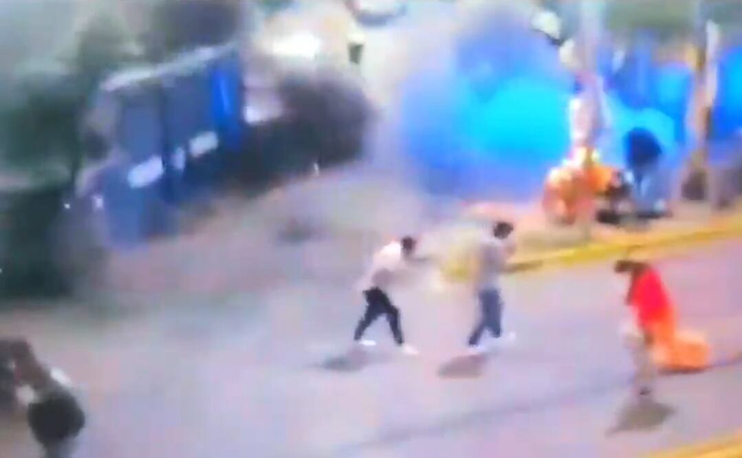 Explosión en Feria de Zacatecas Foto: Captura de pantalla