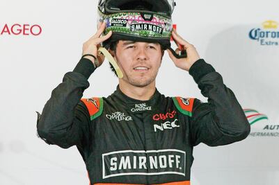 Sergio Pérez se prepara para el GP de Rusia