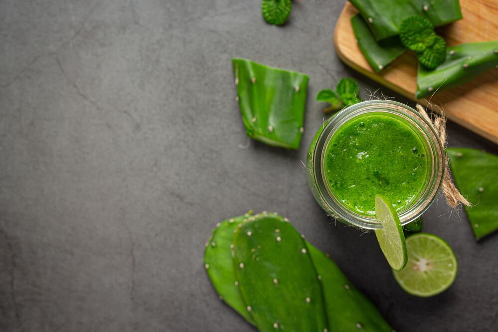 Estas son las razones por las que se recomienda tomar jugo de nopal. Foto: Freepik