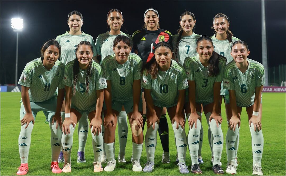 La Selección Mexicana Femenil venció a Camerún y avanzó a octavos de final del Mundial Sub-17 / FOTO: @Miseleccionfem
