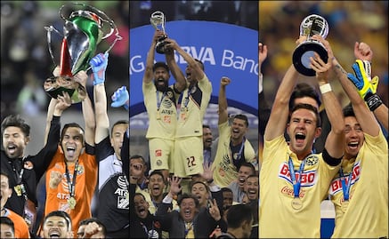 Los títulos profesionales de América y Chivas