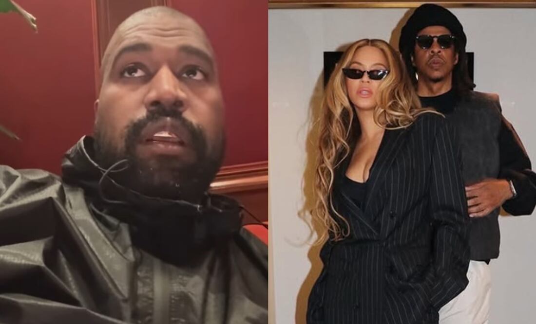 Kanye West, Beyoncé y Jay-Z . Foto: Instagram oficial.