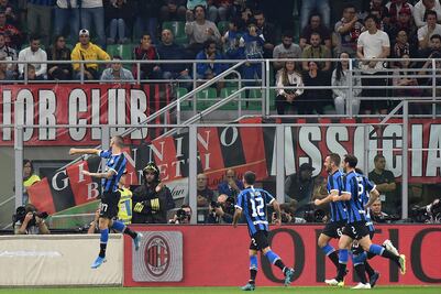 El Inter le pega al Milan y se lleva el Derby Della Madonnina
