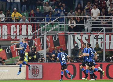 El Inter le pega al Milan y se lleva el Derby Della Madonnina