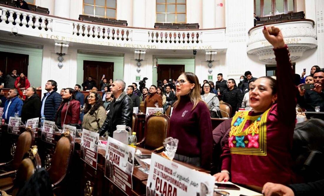 Diputados de Morena garantizan paridad de género en el nuevo Poder Judicial (16/01/2025). Foto: Especial