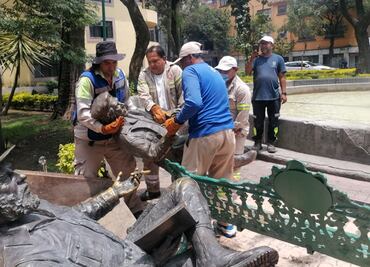 Ceci Flores habla sobre retiro de esculturas del "Ché" Guevara y Fidel Castro; "A nuestros hijos también tenemos que sacarlos con excavadoras"
