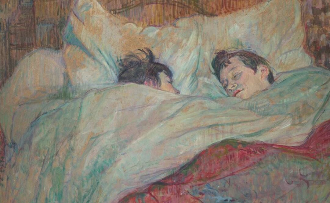 Aspecto de "Dans le lit" (1892), de Henri de Toulouse-Lautrec, quien solía retratar a esas mujeres con un oficio que muchas veces combinan con otro de mayor reputación durante el día. (FOTO: © RMN-Grand Palais (musée d'Orsay)/Hervé Lewandowski)