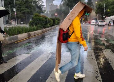 ¡Toma tus precauciones! Activan alerta amarilla por lluvias fuertes y granizo en 13 alcaldías de CDMX