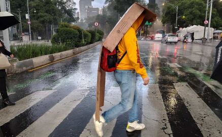 ¡No salgas sin el paraguas! Activan Alerta Naranja y Amarilla por lluvias fuertes, viento y granizo en estas alcaldías de CDMX