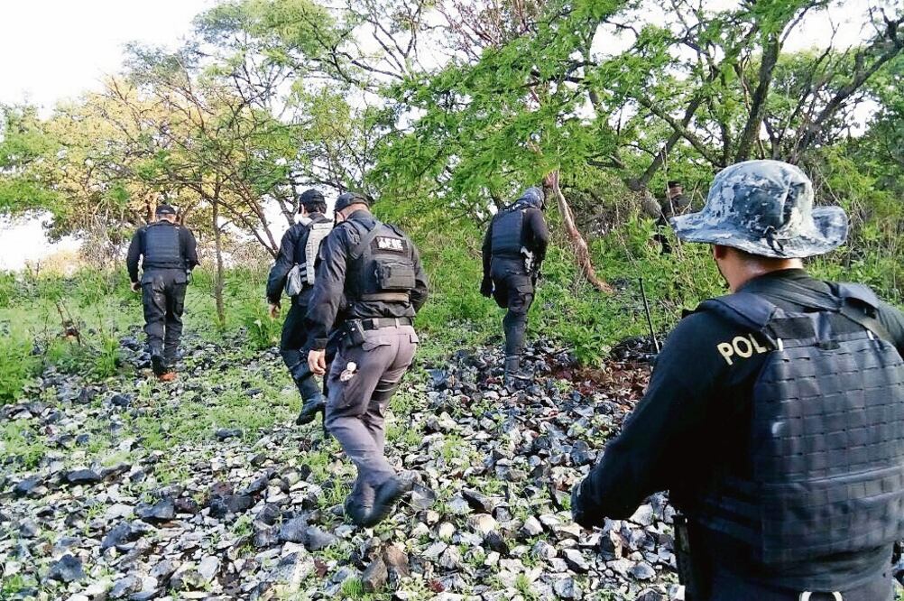 Durante un operativo elementos de la Fiscalía de Jalisco desmantelaron tres campamentos de adiestramiento del Cártel de Jalisco Nueva Generación en el municipio de Tala. (CORTESÍA)
