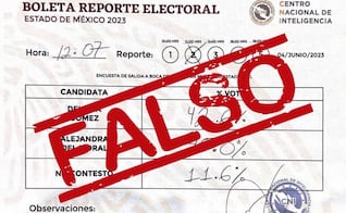 FakeNews: Centro Nacional de Inteligencia no genera "boletas de reporte electoral"
