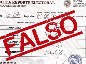 FakeNews: Centro Nacional de Inteligencia no genera "boletas de reporte electoral"