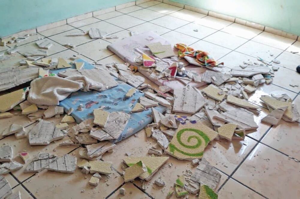 En el área del incidente en La Oruga se encuentran cuatro salones, dos baños y un pasillo (ESPECIAL)