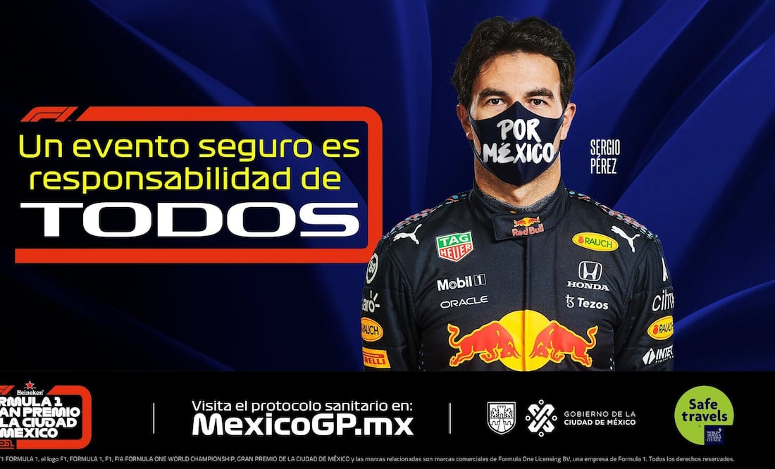 GP de México 2021: solo vacunados contra Covid-19 con esquema completo o prueba negativa podrán asistir