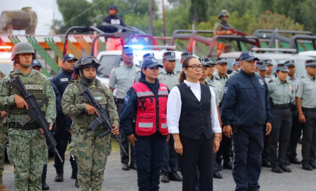 Alcaldesa de Ecatepec supervisa operativo en Ciudad Cuauhtémoc, Edomex (22/08/2025). Foto: Especial
