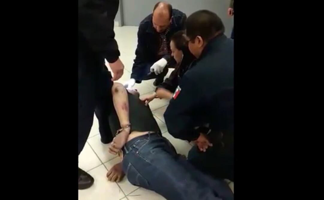 Captura de pantalla del video difundido por el Diario de Juárez