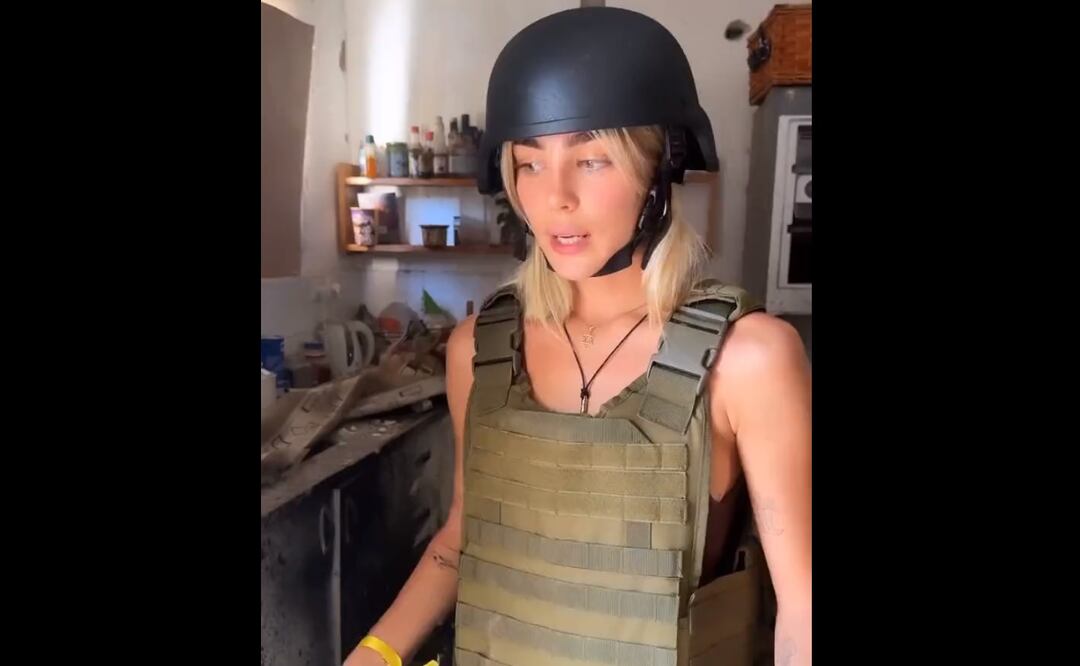 "Si no muestras las imágenes crudas al mundo, no te creerán", asegura la joven de 21 años, desde esta comunidad agrícola. "Influyo en la moda, y ahora uso mi influencia como judía", dice influencer. Foto: Tomada de video