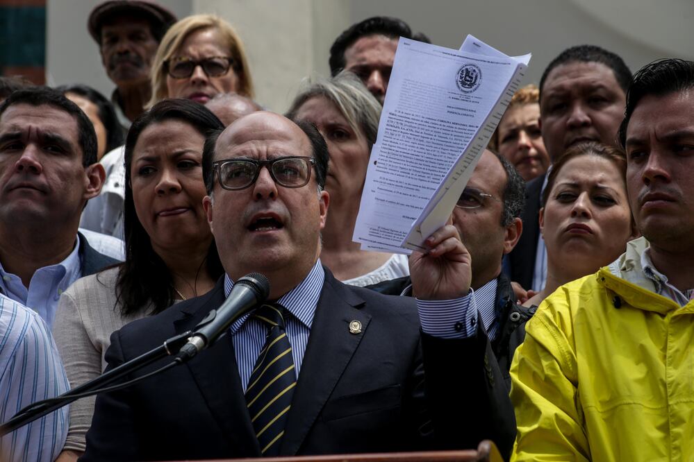 El presidente de la Asamblea Nacional de Venezuela (AN), el opositor Julio Borges (Foto: EFE)