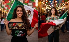 Cómo hacer tu foto con la bandera de México usando IA