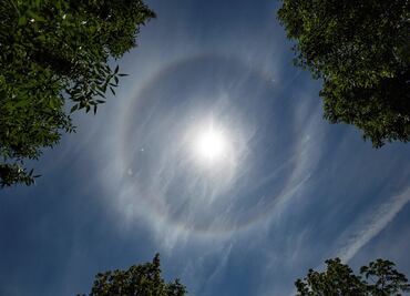 Halo solar no tiene alguna relación con los sismos