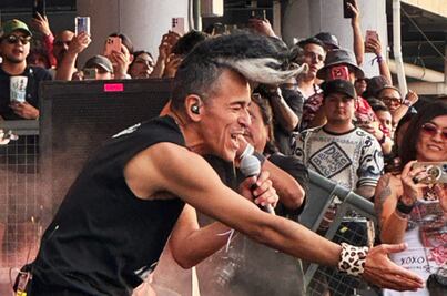 Afirman que, por sus múltiples apariciones, Rubén Albarrán se convirtió en el "Derbez del Vive Latino"