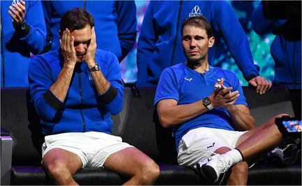 Roger Federer y Rafa Nadal, una rivalidad que finalizó entre lágrimas