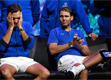 Roger Federer y Rafa Nadal, una rivalidad que finalizó entre lágrimas