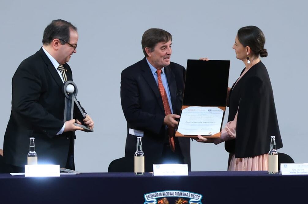 Luis García Montero, ganador del Premio Carlos Fuentes.
Foto: EL UNIVERSAL / Fernanda Rojas