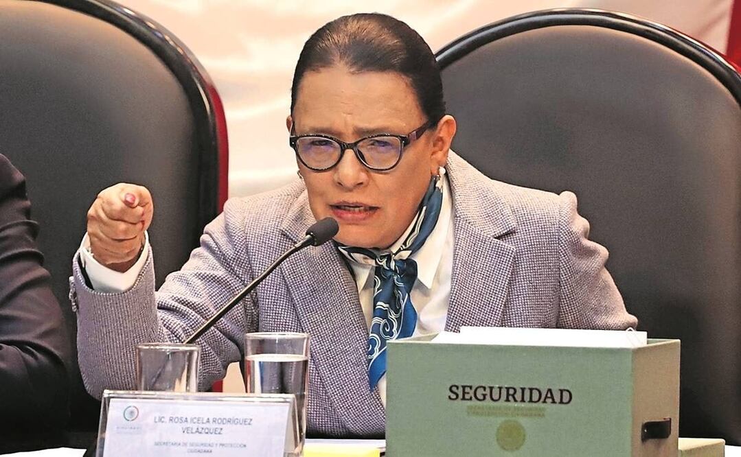Rosa Icela Rodríguez, secretaria de Seguridad. Foto: Archivo/EL UNIVERSAL
