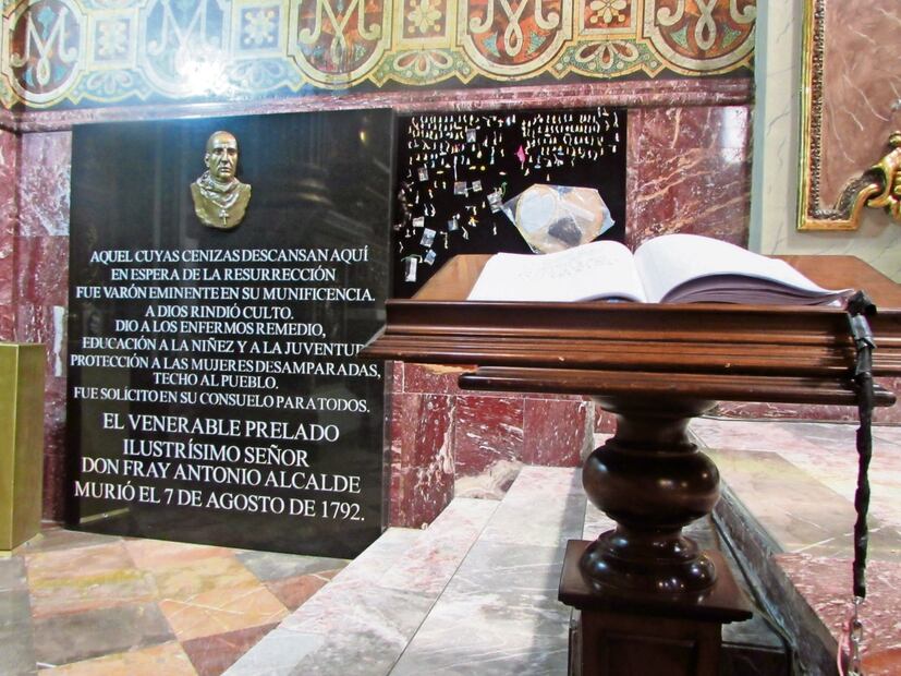 En este lugar se creía que descansaban los restos de Fray Antonio. Foto: Raúl Torres