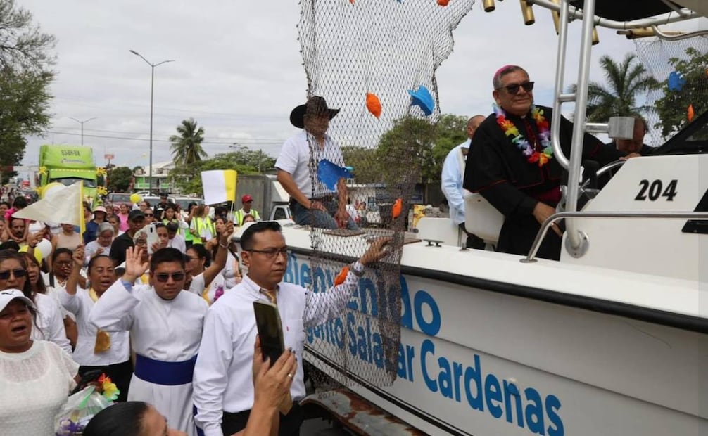 Llega Margarito Salazar, nuevo obispo de Tampico, Tamaulipas; asumirá el cargo este jueves.
Foto: Especial.