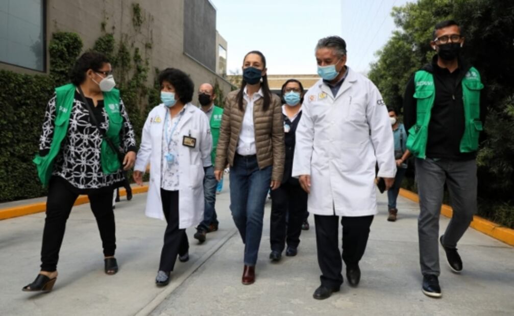 Sheinbaum supervisa jornada de vacunación contra Covid-19 en Álvaro Obregón